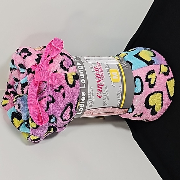 Carnival NWT Intimates, Medium, Ladies Lounge Pants, Multi-Color, Hearts - Picture 1 of 8